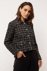 Enesa Jacke | Schwarz/Offwhite