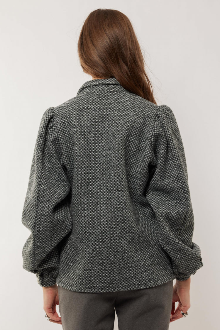 Evelin jacket | Gray/Black