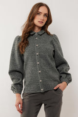 Evelin jacket | Gray/Black