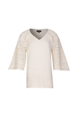 Banu-Pullover | Ekru