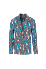 Eliane blazer | Light Jeans Blue/Bermuda Blue