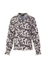 Monica blouse | Sand/Moss Green