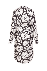 Bertine-Kleid | Cremeweiß/Schwarz