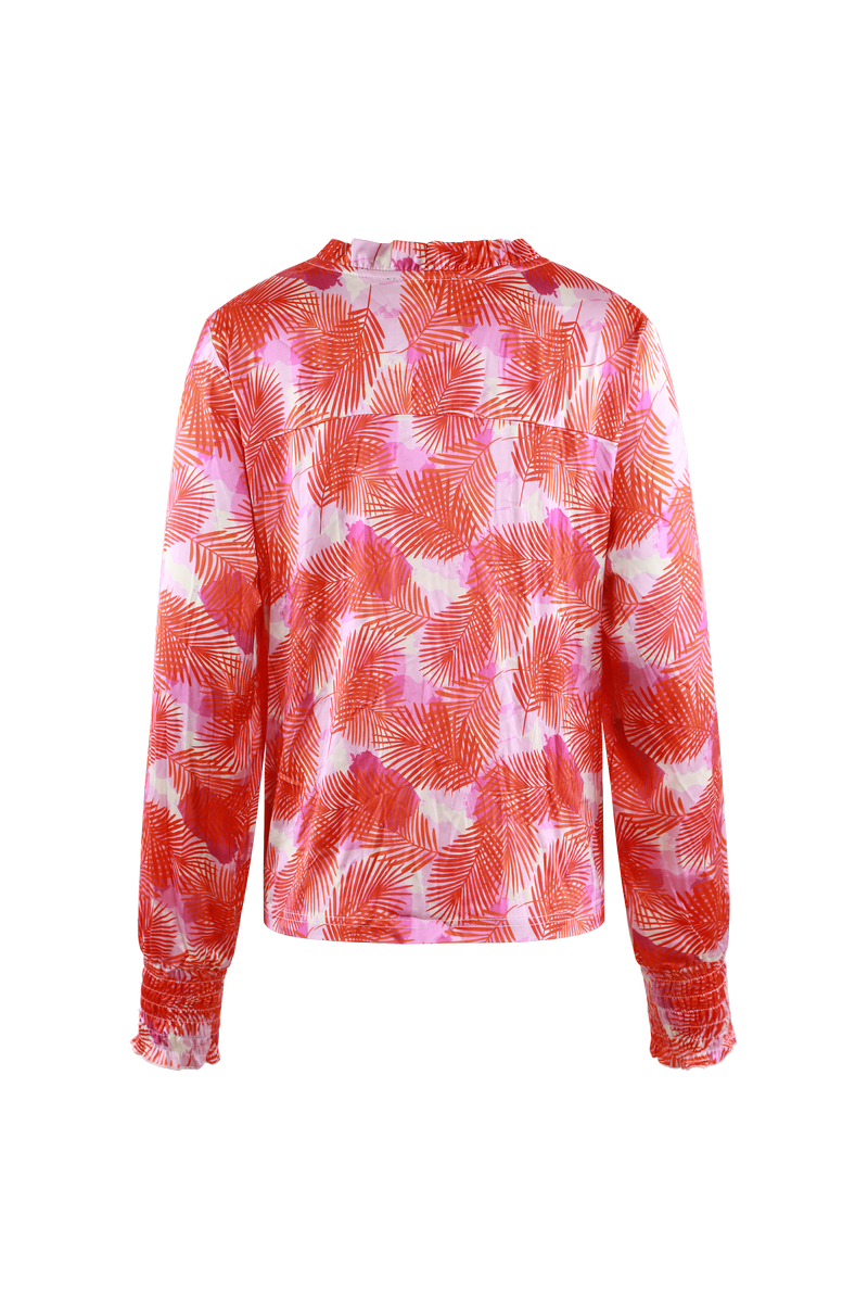 Monica blouse | Super pink/Poppy