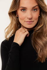 Evelia top | Black