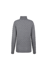 Serina knitting sweater | Gray Melange