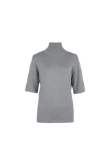 Lyvia knitting top | Gray Melange