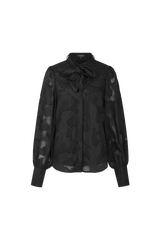 Juwelenbluse | Schwarz