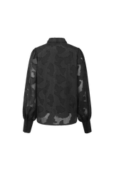 Juwelenbluse | Schwarz