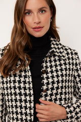 Jazmin-Jacke | Schwarz/Offwhite