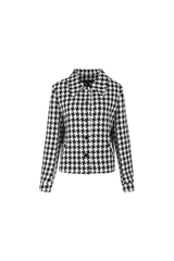 Jazmin-Jacke | Schwarz/Offwhite