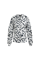 Hayden blouse | Black/Gray