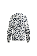 Hayden blouse | Black/Gray