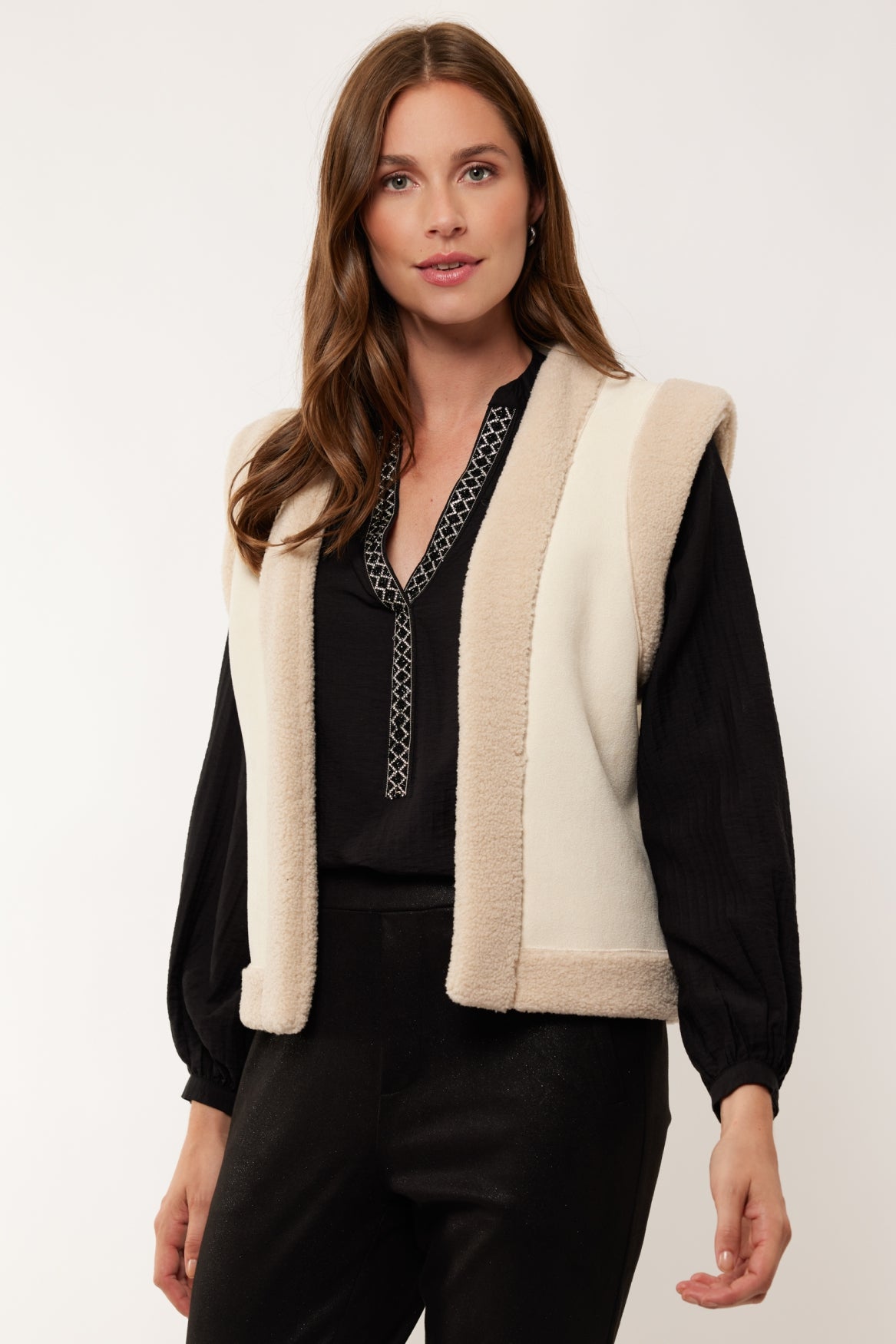 Isabela gilet | Sand