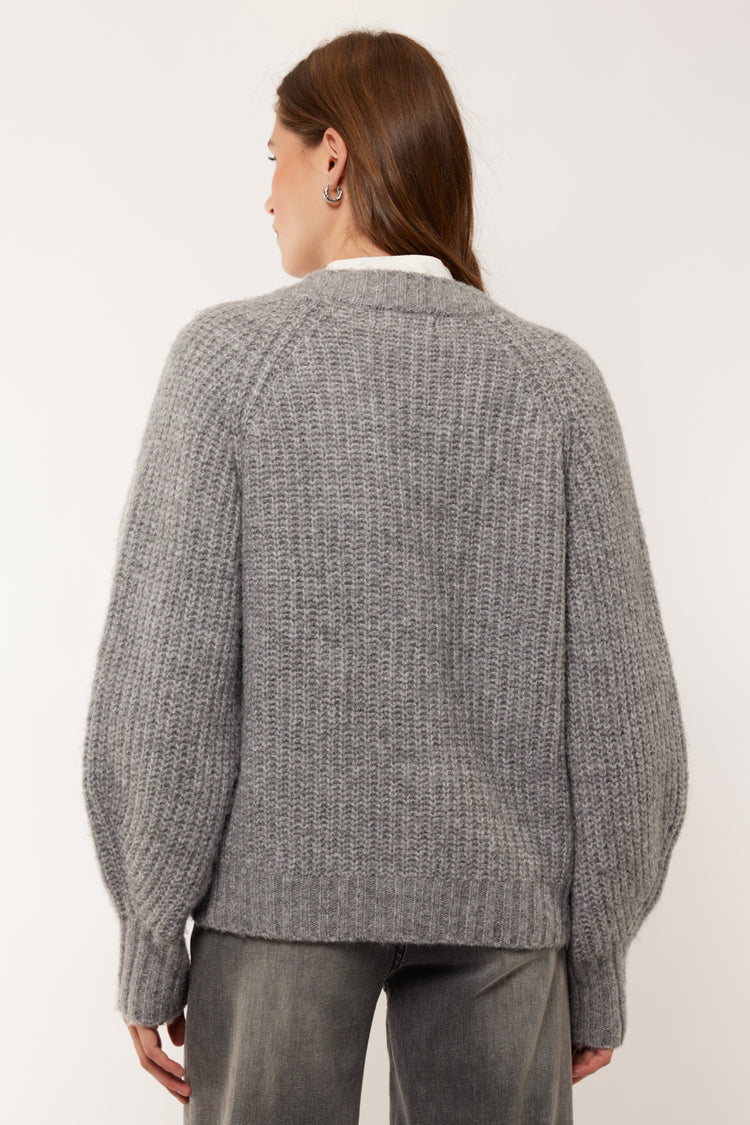 Enice Strickjacke | Rauch