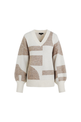 Elzana trui | Wool White/Sahara
