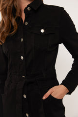 Erina dress | Denim Black