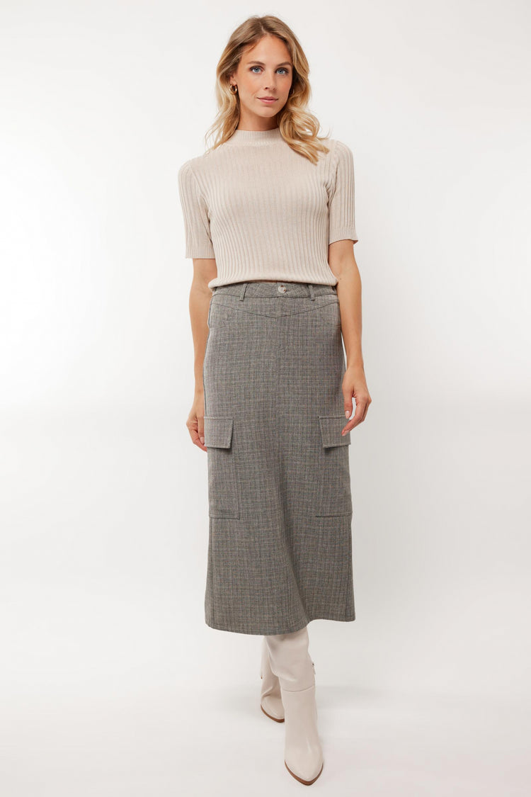 Eldina skirt | Sand/Black