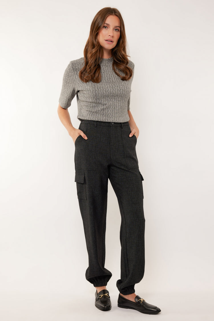 Elira pants | Black/Dark Gray