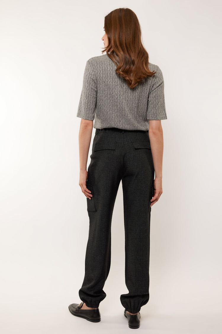 Elira pants | Black/Dark Gray