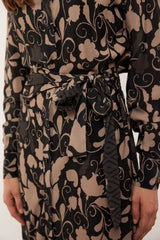 Emer dress | Black/Sahara
