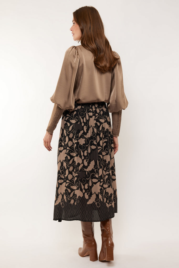 Engy skirt | Black/Sahara