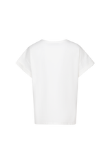 Deni T-shirt | Offwhite/Cyber Lime