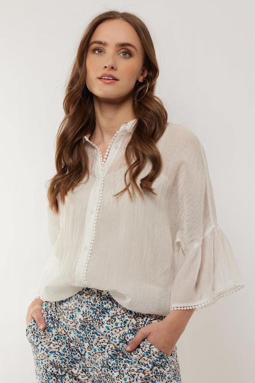 Dalia blouse | Offwhite