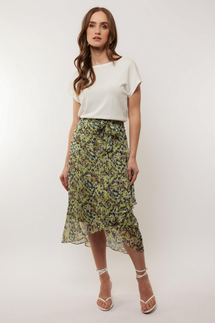 Dorien skirt | Sand/Cyber ​​Lime