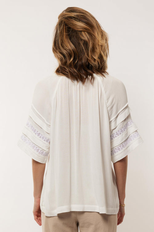 Devi blouse | Offwhite