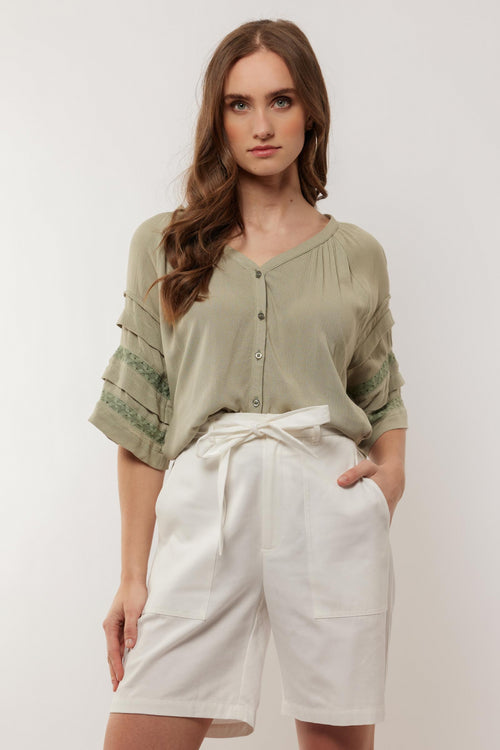 Devi blouse | Summer Green