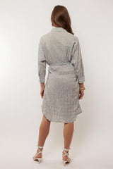 Dagmar dress | Off white/Black