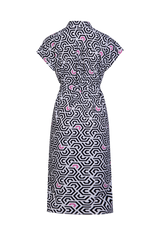 Dayla dress | Off white/Black