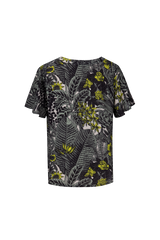 Doga top | Black/Cyber Lime