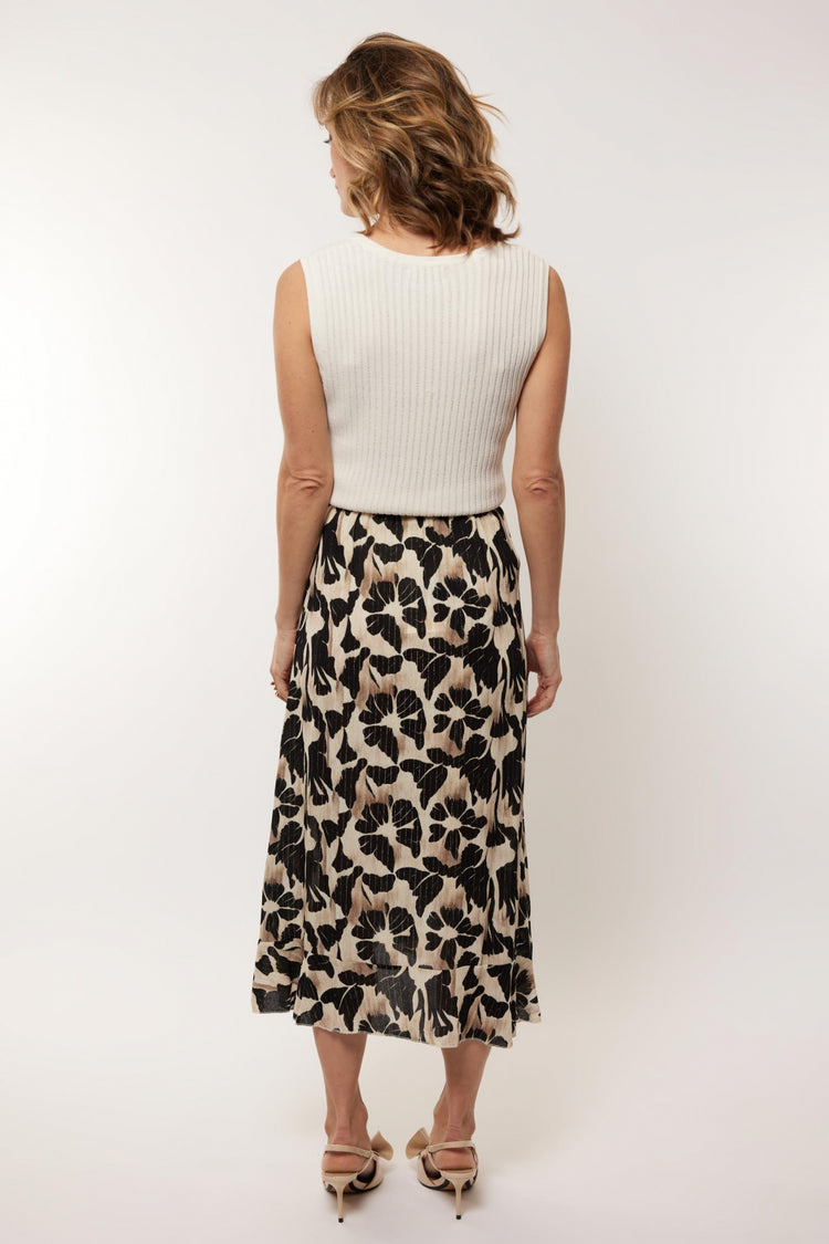 Dynthe skirt | Sand/Black