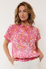Payton top | Sand/Orchid