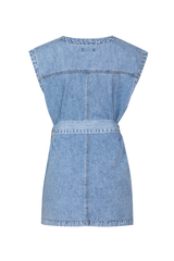 Cherie Weste | Denim Hellblau