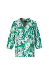 Claudia top | Sand/Apple Green