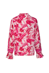 Nynke blouse | Sand/Hibiscus