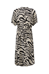 Bertine jurk | Sand/Black