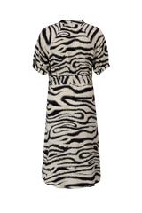 Bertine jurk | Sand/Black