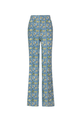 Cailey pants | Cornflower Blue/Yellow Green