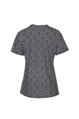 Dila top | Offwhite/Black
