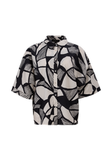Carin blouse | Sand/Black