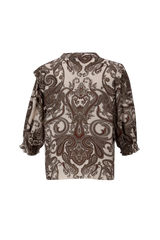 Clover blouse | Sand/Sahara