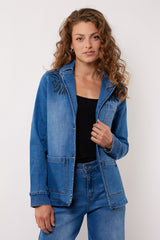 Karlie blazer | Denim Mid Blue