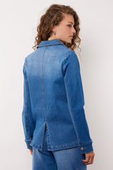 Karlie blazer | Denim Mid Blue