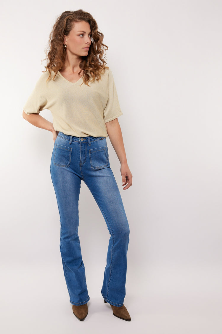 Anushka broek | Denim Mid Blue