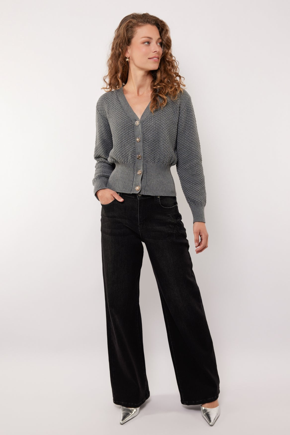 Neona broek | Denim Black