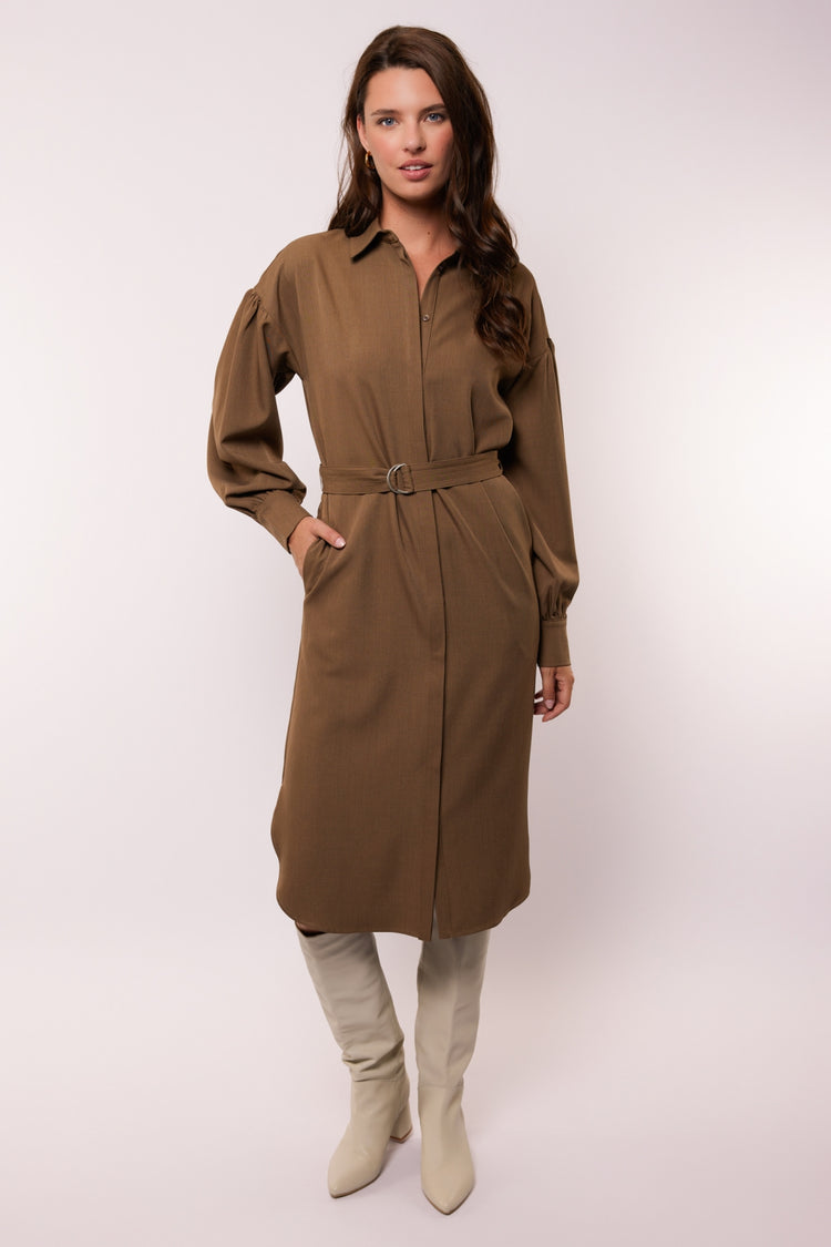 Stevie jurk | Olive Green